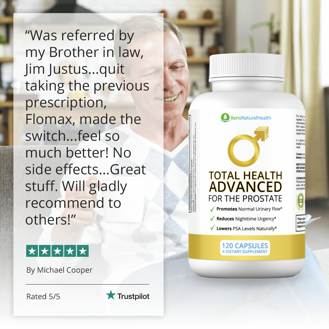 Ben's Natural Health Prostate Healer Reviews Total Health Advanced For The Prostate | Ben's Natural Health Bens